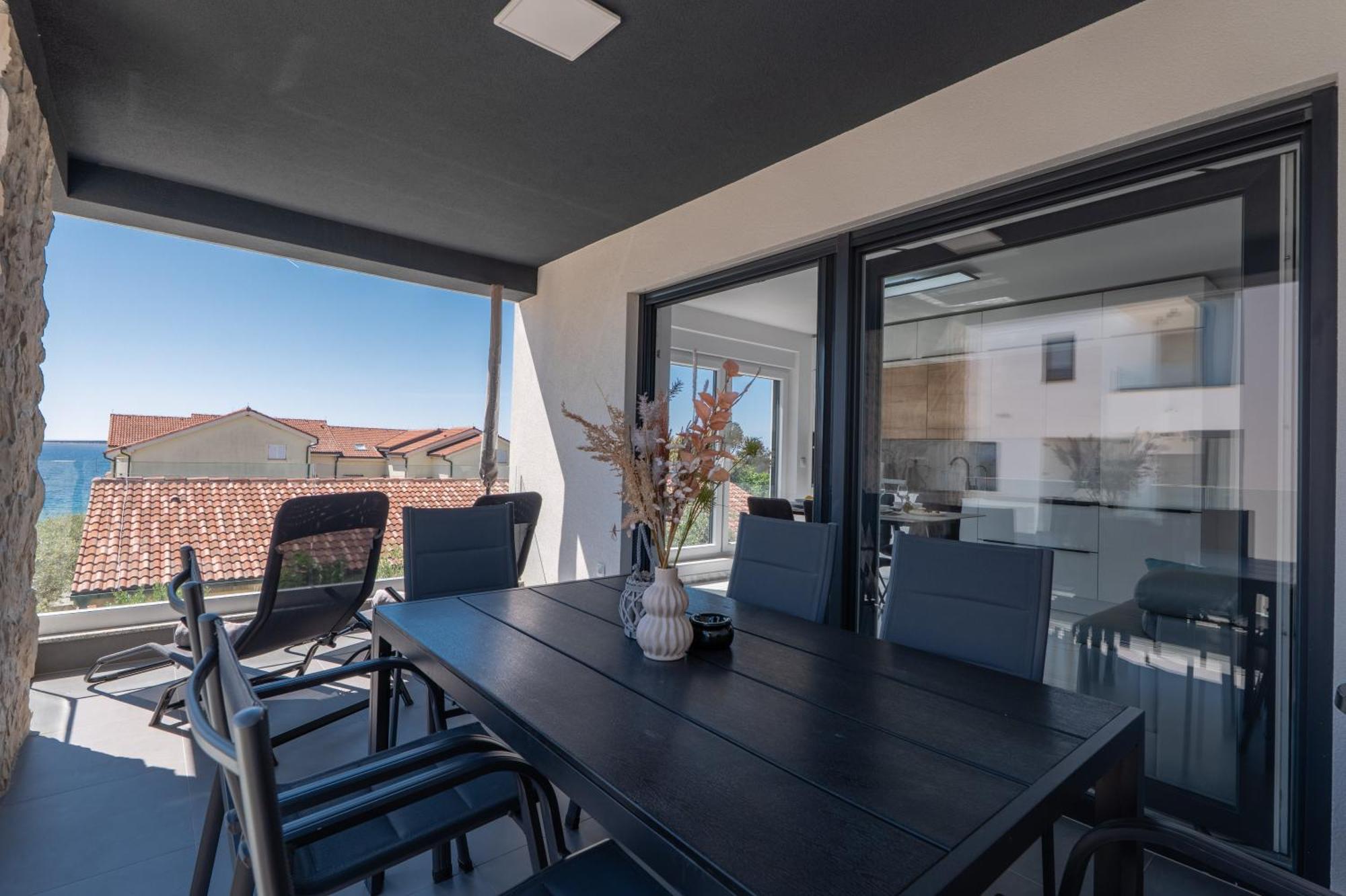 Lili Rose Mandre - Exclusive Family Apartments With Sea View, Just Steps From Beach Kültér fotó