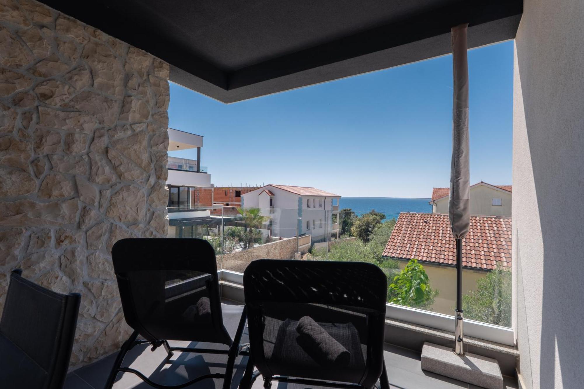 Lili Rose Mandre - Exclusive Family Apartments With Sea View, Just Steps From Beach Kültér fotó